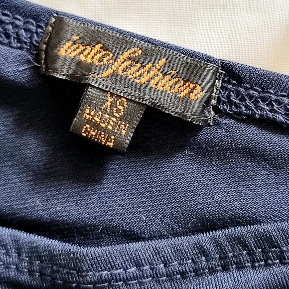 Y2k, dark blue, red + white one-shoulder maxi dress XS fits AU 4, 6, 8 - Picture 7 of 10